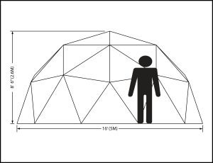 16ft Dome Elevation