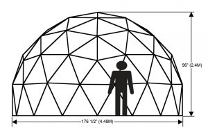 15ft climbing dome elevation