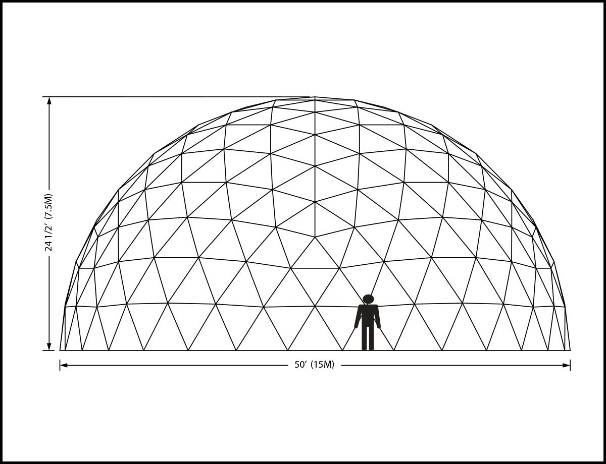 50ft Dome Elevation