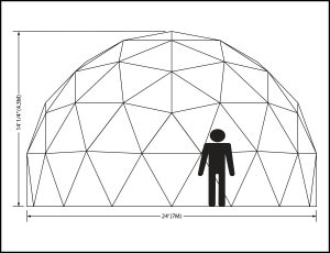 24ft Dome Elevation