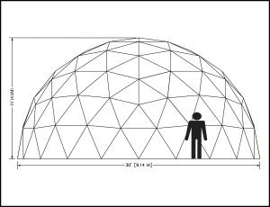 30ft Dome Elevation