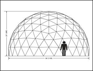 36ft Dome Elevation