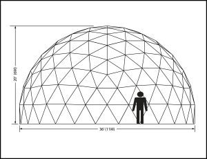 36ft Dome Elevation