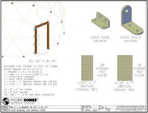 Dome Pre-hung Door Diagram