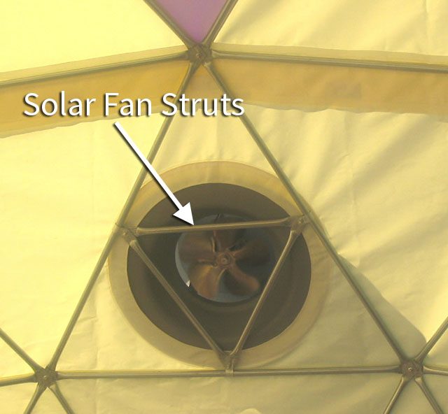 Solar Fan Struts